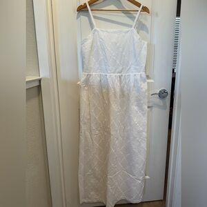 LOFT White Maxi Dress - Size 10 Never worn